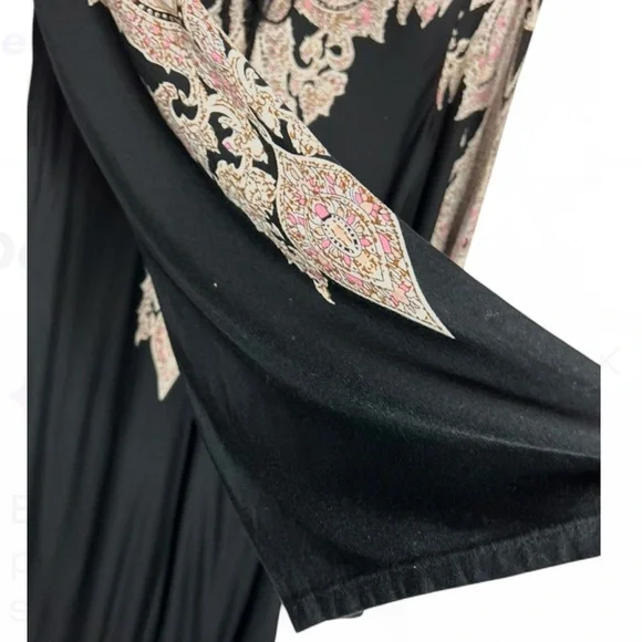 LASCANA Women's paisley pattern Lace Up Dress Tie size 42 US 12 - Picture 5 of 10